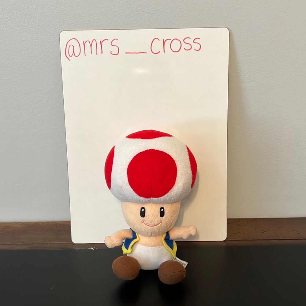 Sanei Mario Party 5 Toad Plush